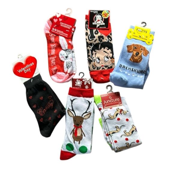 NEW 6 Socks Bundle - Picture 1 of 8